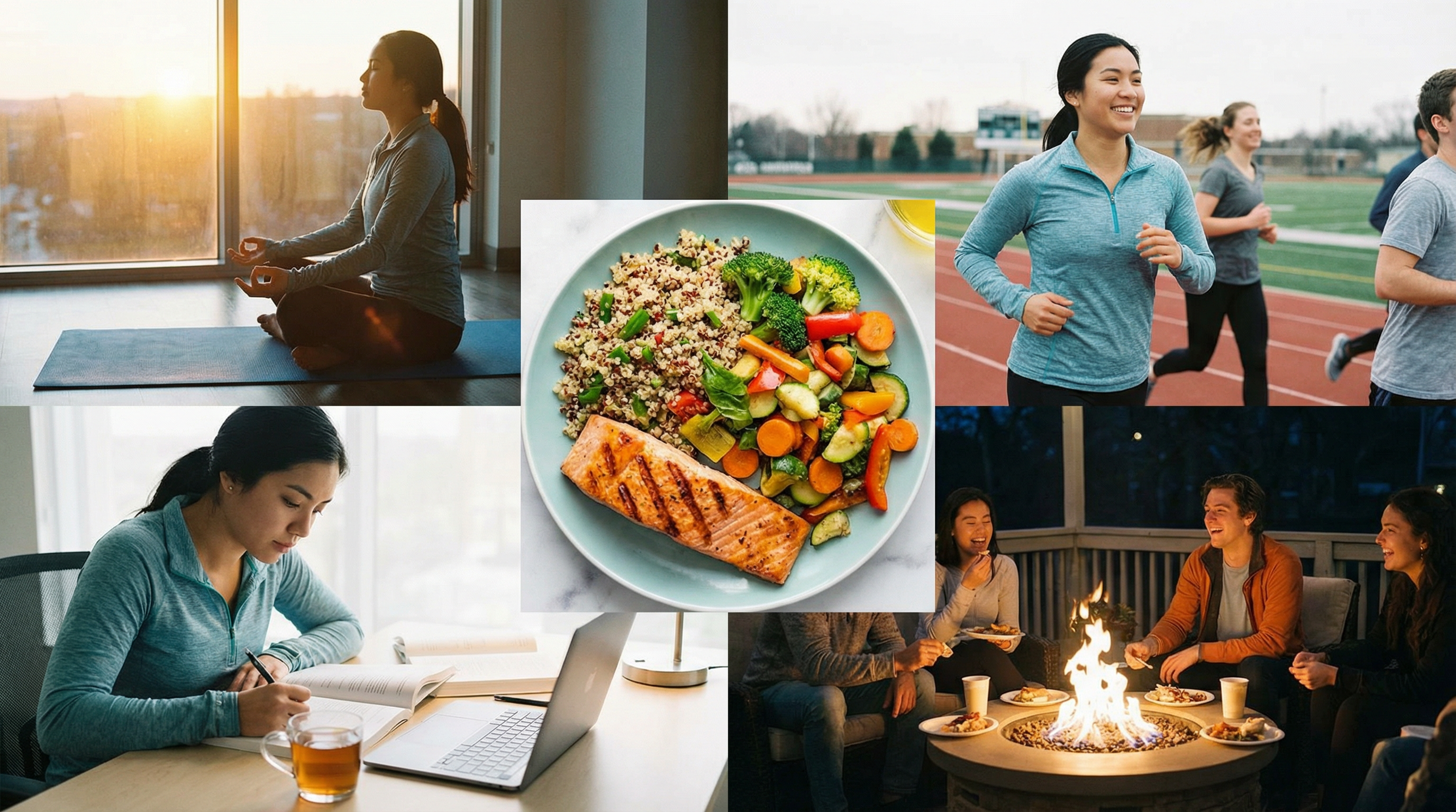 Rotina saudável: como manter o equilíbrio morando longe da família